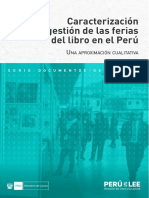 Caracterización y Gestión de Las Ferias Del Libro en El Perú. Una Aproximación Cualitativa
