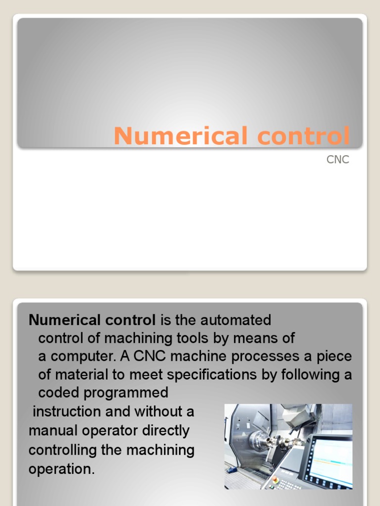 Numerical Control PDF