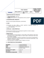 Ft-Op-05 Ficha Tecnica Hipoclorito Al 13%