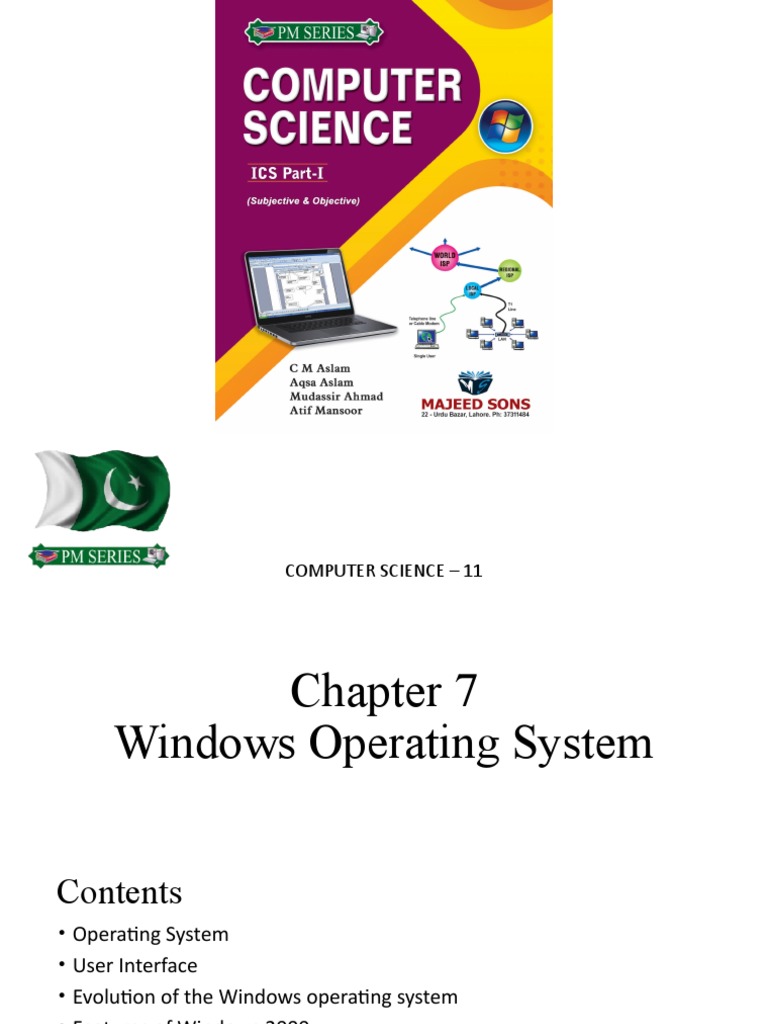 Ch07 (ICS I) Windows Operating System PDF Graphical User