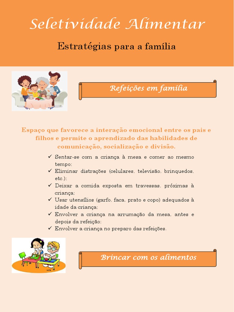 Cartilha Seletividade Alimentar | PDF | Alimentos | Banana