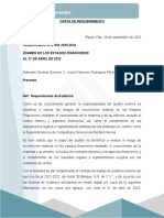 Carta de Requerimiento