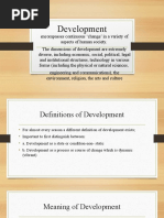 Development