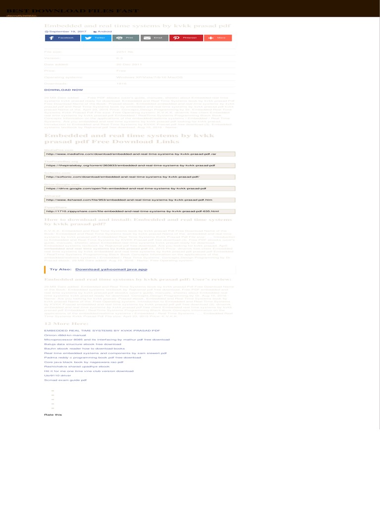 embedded-and-real-time-systems-by-kvkk-prasad-pdf-pdf-real-time