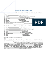 The Passive Voice Exercises