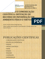 PUBLICAÇÕES CIENTÍFICAS - Slides