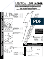 Instructions - 2 and 3 Section Loft Ladder Installation-Operating 110819-01