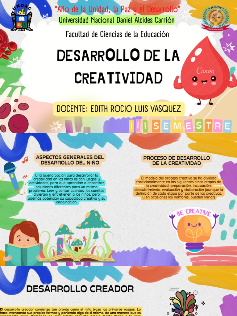 Desarrollo de la Creatividad Infantil | PDF | Creatividad | Aprendizaje