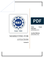 Marketing For Aviation Assignment 2
