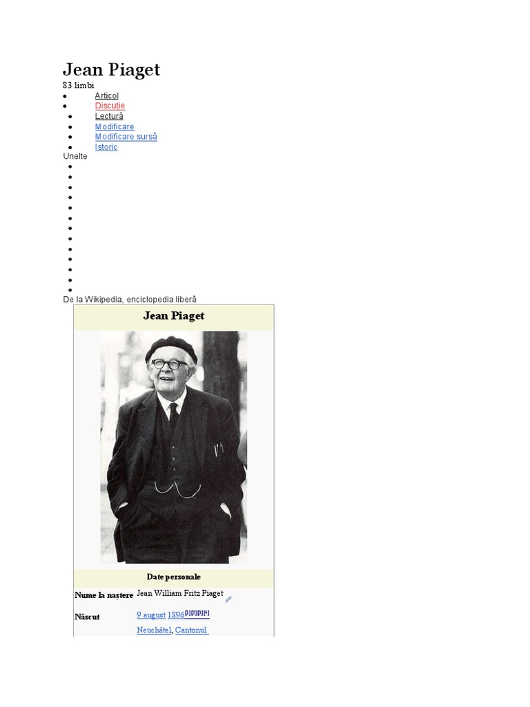 Jean Piaget | PDF
