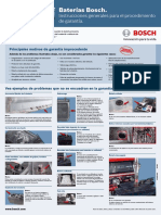 Afiche de Garantia para Baterias Bosch