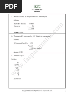 SEA Maths 2022 Docx 1