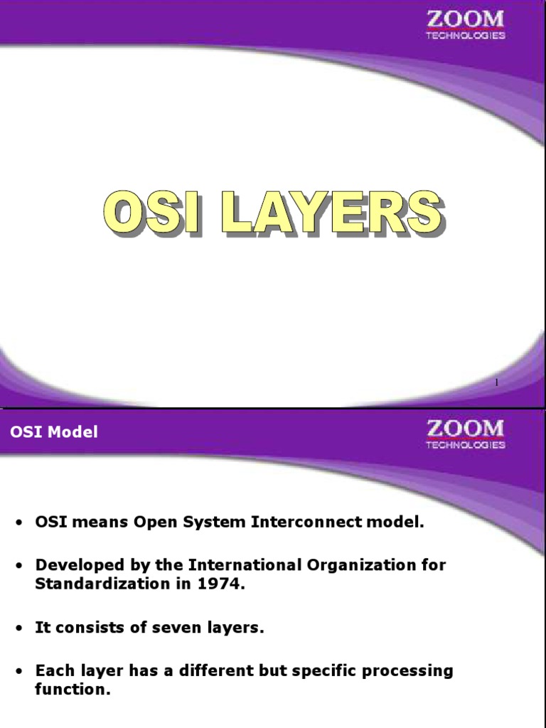 OSI Model | PDF