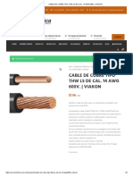 CABLE DE COBRE TIPO THW LS DE CAL. 14 AWG 600V. _ VIAKON