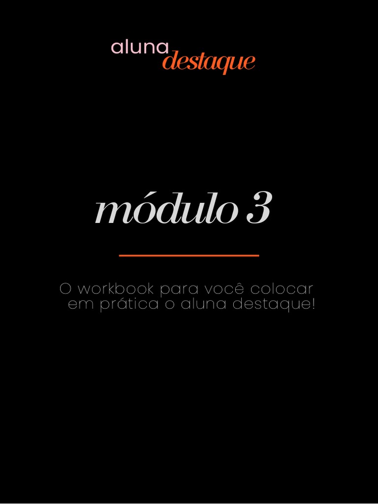 Workbook Módulo 3 Pdf