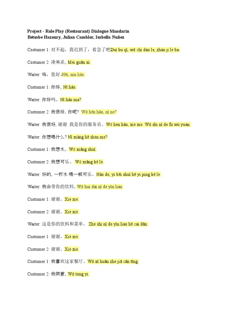 Dialogue Mandarin PDF