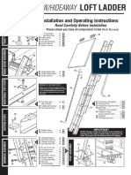 Manual Werner Loft Ladder 10383