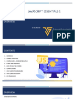 JS Essentials 1 Overview (2021!10!29)