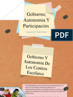 Gobierno, Autonomía y Participación