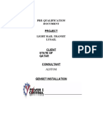 Prequalification Document