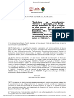 Decreto Nova Mutum - Aprovação SAAE para Novas Obras