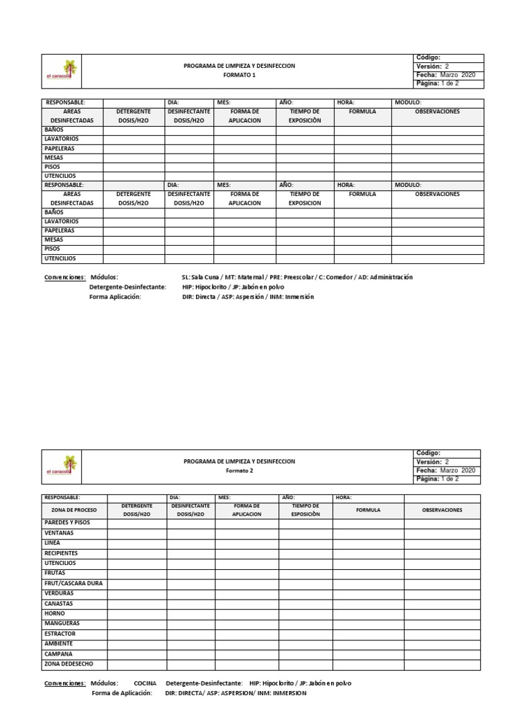 formato-de-limpieza-y-desinfeccion-pdf-productos-de-limpieza-limpieza