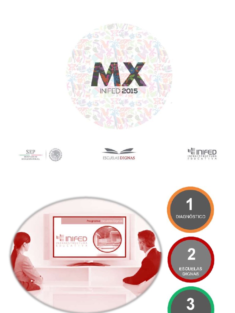 Oficio Circular 600 - 06 - 2015 Anexo Presentacion INIFED | PDF