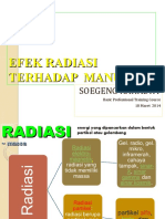 Efek Radiasi Terhadap Manusia