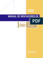 Manual Indicadores de Gestión Vigencia 2022.