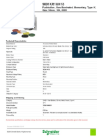 Pulsador - Schenider - Data Sheet