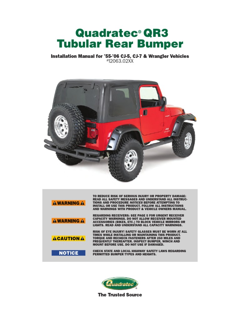 Jeep Tj Front Bumper The Ultimate Guide To Safety - yk107md