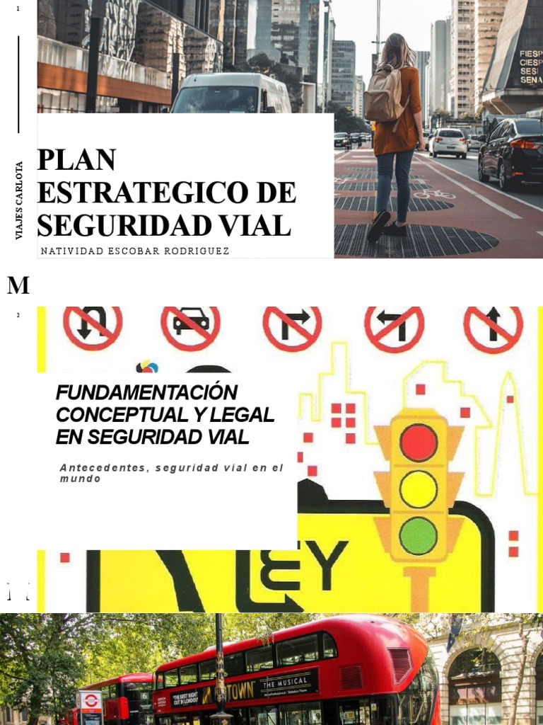 Plan Estrategico de Seguridad Vial Presentacion 1 | PDF