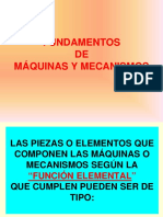 Unidad 2.-Fundamentos de Máquinas y Mecanismos