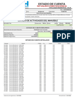 Estado de Cuenta: Listado de Actividades Del Inmueble