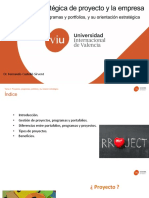 Tema 3 - Proyectos, Programas y Portfolios, y Su Orientación Estratégica