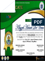 CERTIFICATE OF RECOGNITION Heart