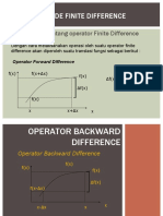 Kuliah 9 (Finite Difference)