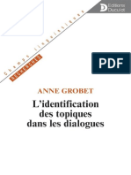 L'Identification Des Topiques Dans Les Dialogues-2002