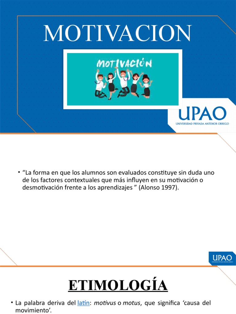 Estudio de La Motivacion | PDF