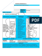 Sesion de Aprendizaje - 1 - 2°secundaria