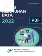Analisis Hasil Survei Kebutuhan Data BPS Kabupaten Minahasa Selatan 2022