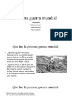 Primera Guerra Mundial