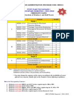 Study Plan Mba Conventional