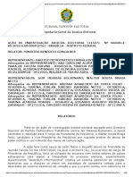 Documento de La Justicia Electoral de Brasil