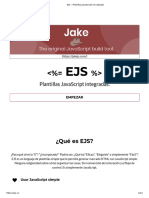 EJS - Plantillas JavaScript Incrustadas
