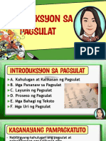 Aralin 1 Introduksyon Sa Pagsulat Filipino Gng.sarah