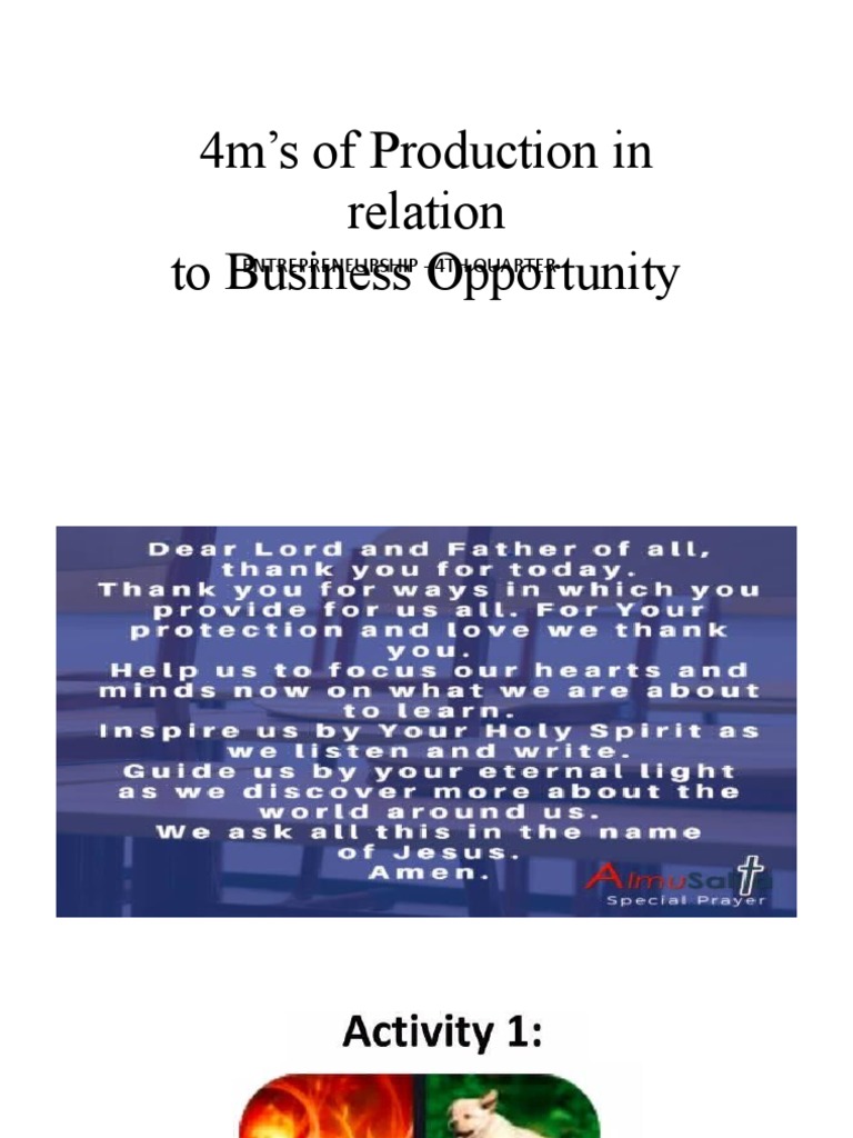 4ms of operation pdf career growth