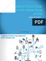 Bab III. Pengaruh Positif Dan Negatif Kemajuan Iptek