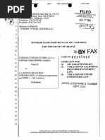 Xtreme Fitness v. LA Boxing Case No. 30-2009-00293986-CU-FR-CJC - Doc 1 - (Geisler Misuse of Marketing Fund + Overcharging Franchisees)