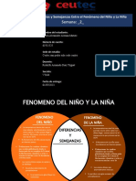 Semana: - 2 - : Tarea 2:2 Diferencias y Semejanzas Entre El Fenómeno Del Niño y La Niña